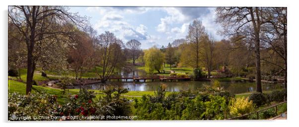 Princess Alexandra Gardens at Leeds Castle in Kent, UK Acrylic by Chris Dorney