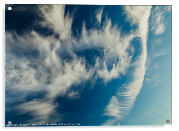 Cloud Formation Acrylic by Rory Hailes