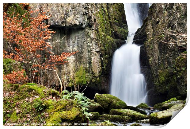 Catrigg Force near Stainforth Print by Mark Sunderland