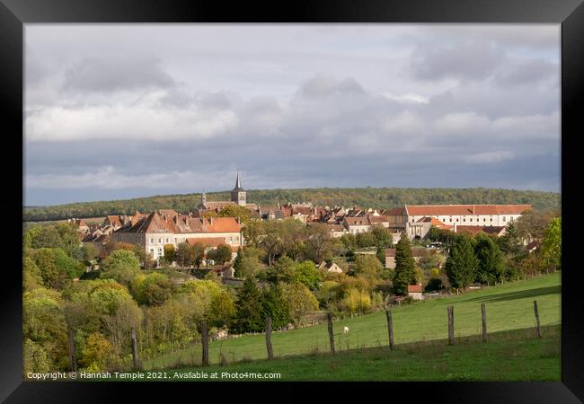 Flavigny-Sur-Ozerain Framed Print by Hannah Temple