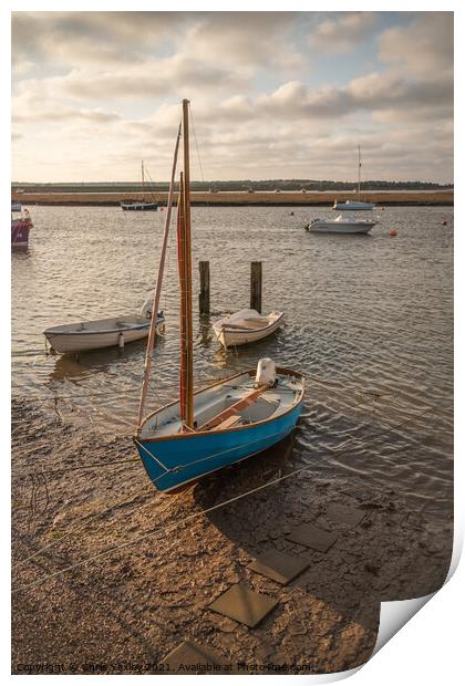 Wells-Next-The-Sea, North Norfolk coast Print by Chris Yaxley