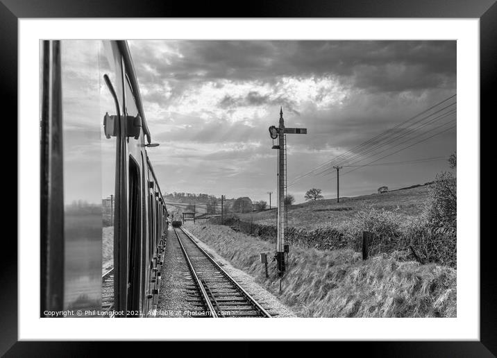 On the right track  Framed Mounted Print by Phil Longfoot
