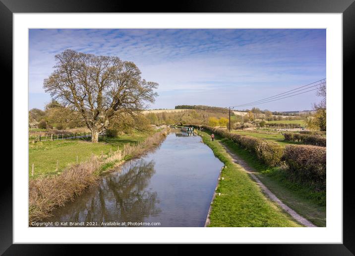 Kennet and Avon Canal Framed Mounted Print by KB Photo