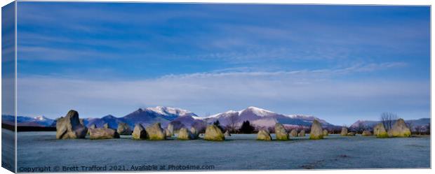 Castlerigg Stone Circle Canvas Print by Brett Trafford