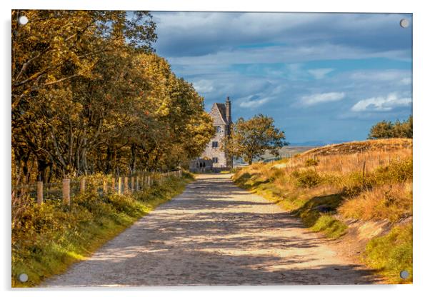 Rivington pigeon tower Acrylic by Kevin Elias