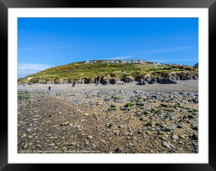Ogmore in May Framed Mounted Print by Jane Metters