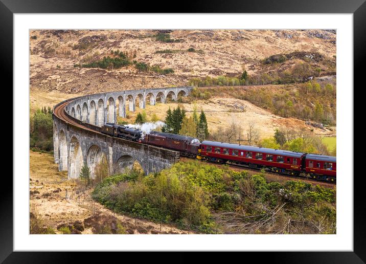 Glenfinnan Viaduct Framed Mounted Print by chris smith