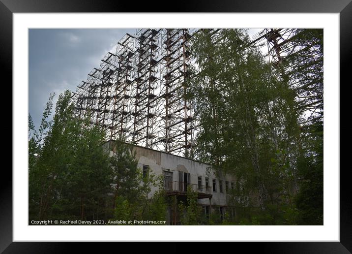 Chernobyl Surveillance Tower Framed Mounted Print by Rachael Davey