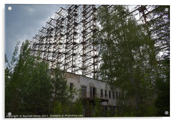Chernobyl Surveillance Tower Acrylic by Rachael Davey