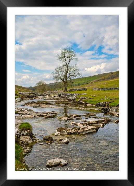 River Wharfe Framed Mounted Print by Kevin Smith