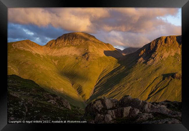 Great Gable Framed Print by Nigel Wilkins