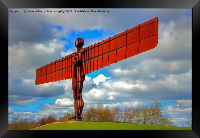 The Angel of the North 8 Framed Print by Colin Williams Photography