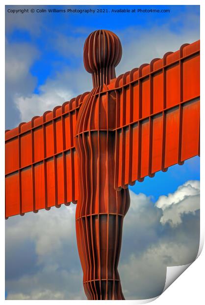 The Angel of the North 9 Print by Colin Williams Photography