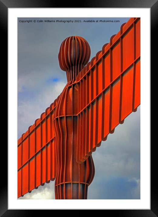 The Angel of the North 10 Framed Mounted Print by Colin Williams Photography