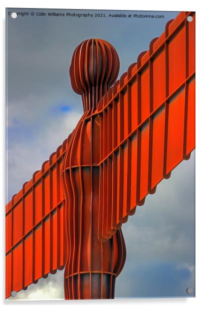 The Angel of the North 10 Acrylic by Colin Williams Photography