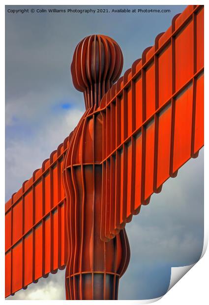 The Angel of the North 10 Print by Colin Williams Photography