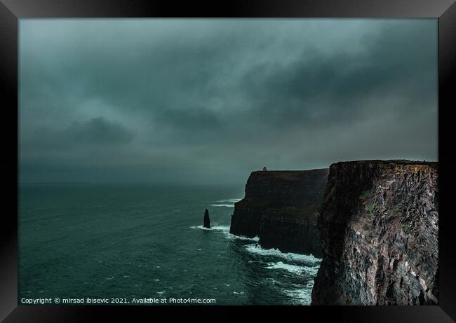 Cliffs of Moher Framed Print by mirsad ibisevic