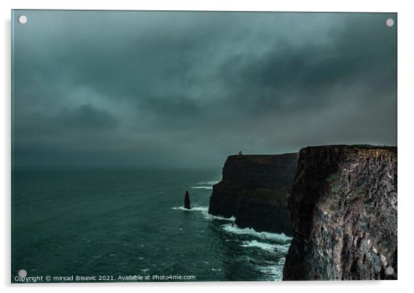Cliffs of Moher Acrylic by mirsad ibisevic