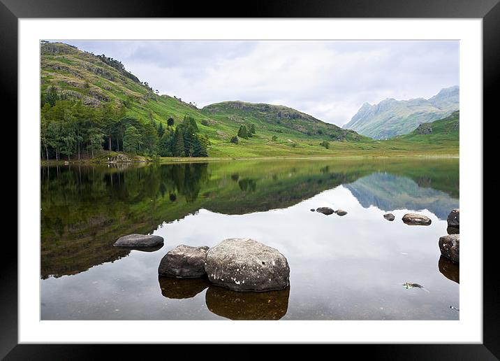 Blea Tarn Framed Mounted Print by David Wilkins