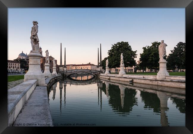 Prato della Valle Square in Padua, Italy Framed Print by Dietmar Rauscher