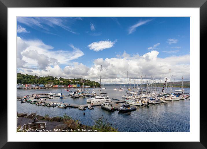 Tobermory Harbour Framed Mounted Print by Craig Doogan