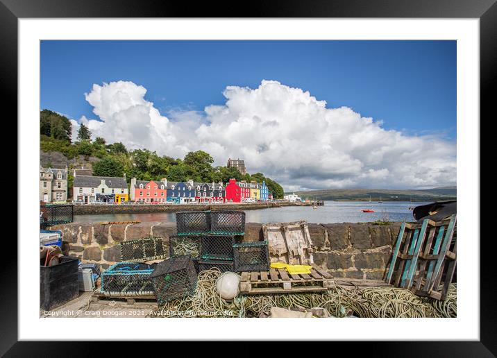 Tobermory Harbour View Framed Mounted Print by Craig Doogan