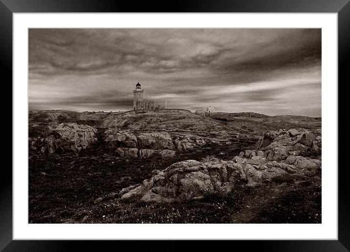 Isle of May Lighthouse Framed Mounted Print by Malcolm Smith