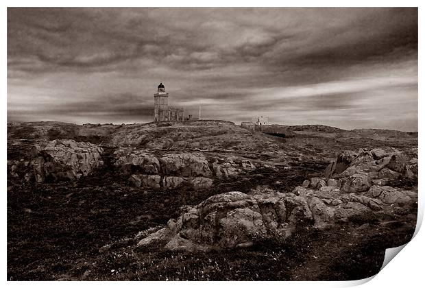 Isle of May Lighthouse Print by Malcolm Smith