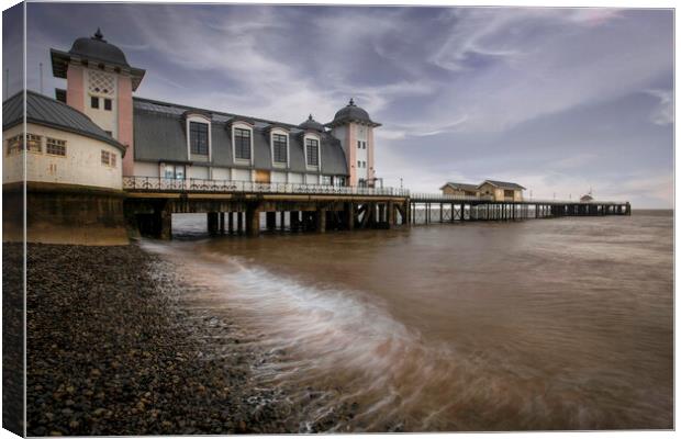 Penarth Pier South Wales Canvas Print by Leighton Collins