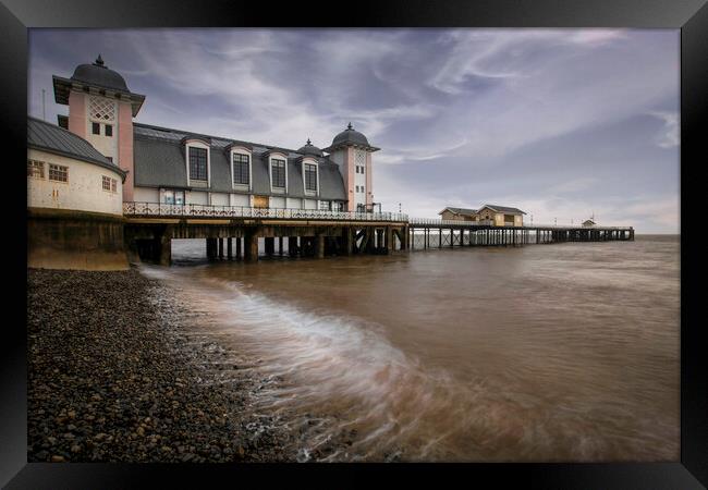 Penarth Pier South Wales Framed Print by Leighton Collins