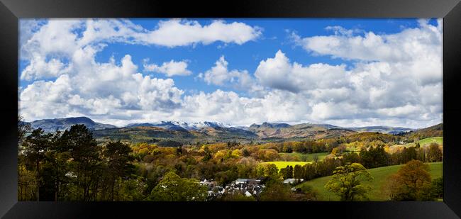 Cumbrian Mountains from Troutbeck Framed Print by Maggie McCall
