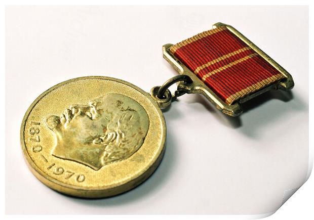 Medal USSR. Print by Mikhail Pogosov