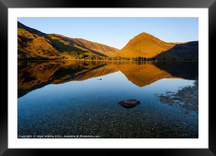Buttermere, Lake District Framed Mounted Print by Nigel Wilkins