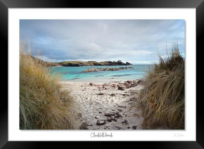 Clachtoll beach Scotland, Scottish Highlands Framed Print by JC studios LRPS ARPS