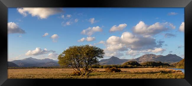 From Yr Wyddfa to Moelwyn Bach Panoramic Framed Print by Rory Trappe