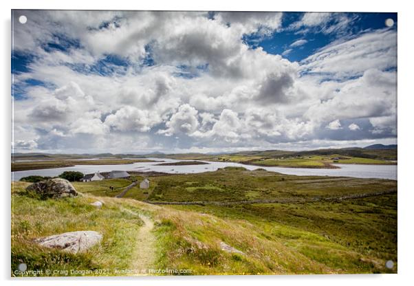 Callanish - Isle of Lewis Acrylic by Craig Doogan