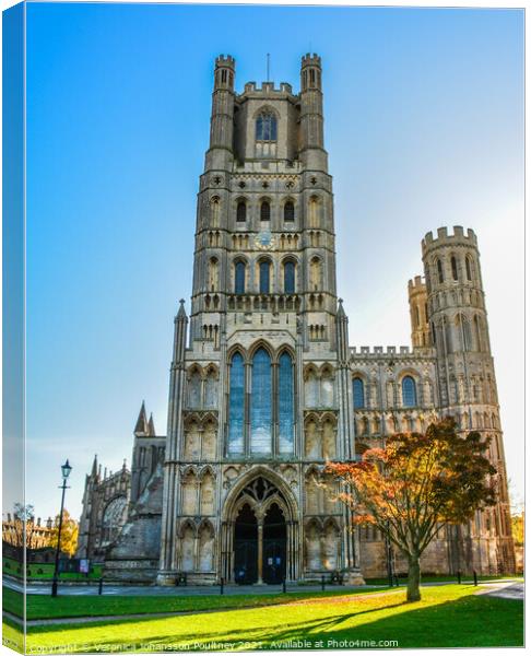 Ely Cathedral Canvas Print by Veronica in the Fens