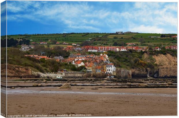 Coastal Charm Canvas Print by Janet Carmichael