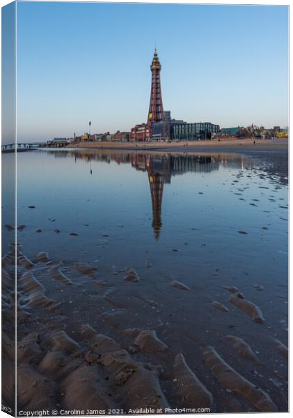 Tower Reflections Canvas Print by Caroline James