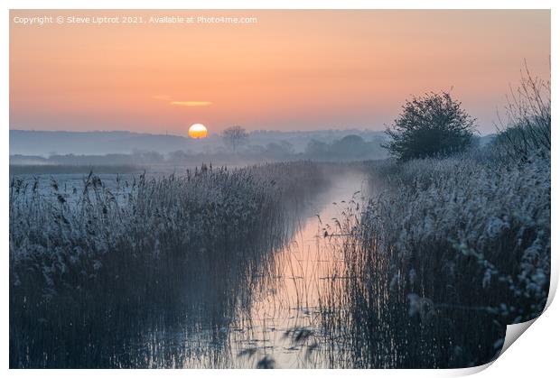 An Otmoor Sunrise  Print by Steve Liptrot