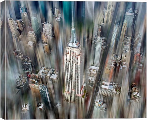Empire State Building, New York Canvas Print by Alan Le Bon
