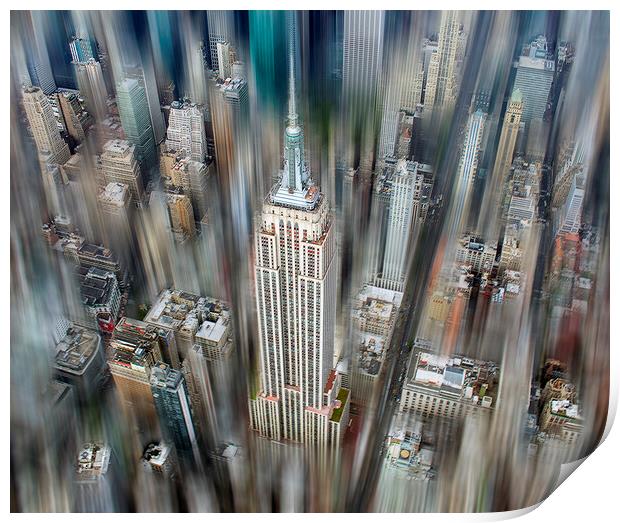 Empire State Building, New York Print by Alan Le Bon