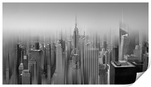 Majestic Manhattan Skyline Print by Alan Le Bon
