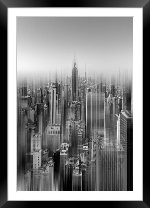 Majestic Empire State Building Framed Mounted Print by Alan Le Bon