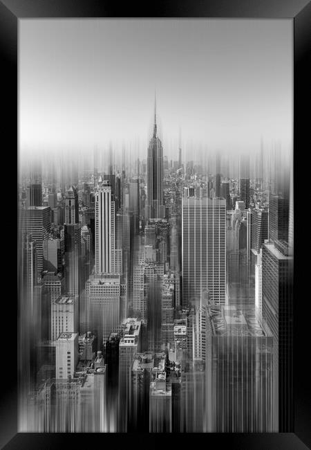 Majestic Empire State Building Framed Print by Alan Le Bon
