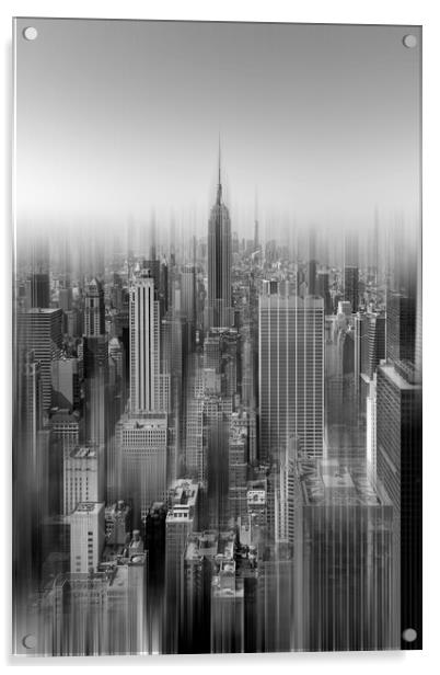 Majestic Empire State Building Acrylic by Alan Le Bon