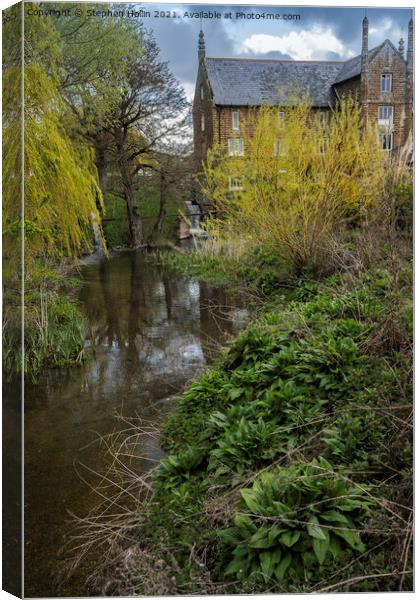 Caley Mill Norfolk Canvas Print by Stephen Hollin