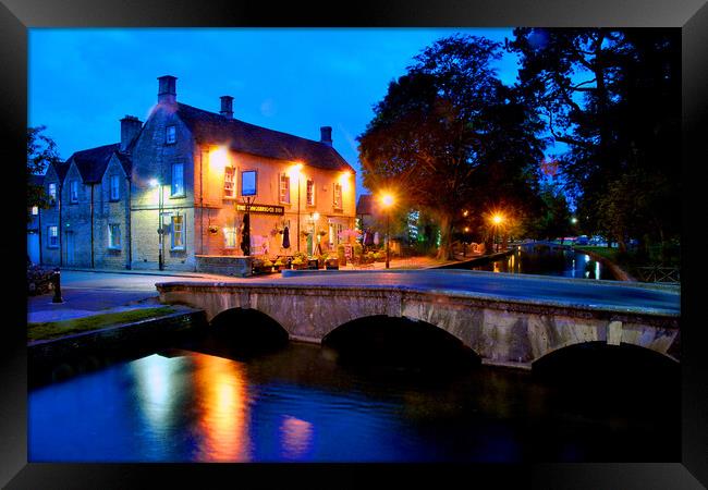 Kingsbridge Inn Bourton on the Water Cotswolds Gloucestershire Framed Print by Andy Evans Photos
