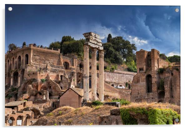 Ancient City of Rome Acrylic by Artur Bogacki