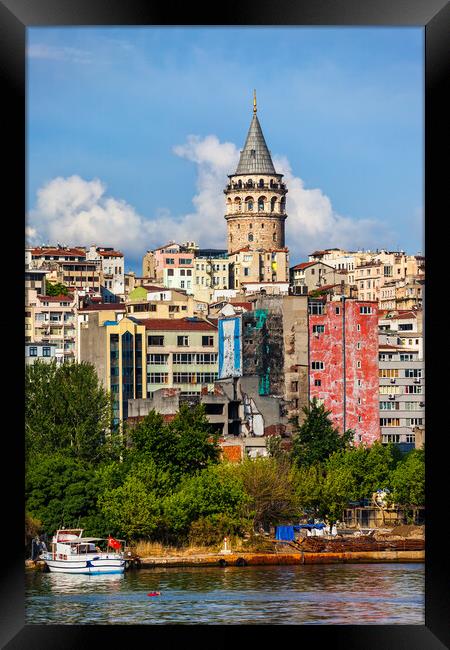 Istanbul Cityscape Framed Print by Artur Bogacki